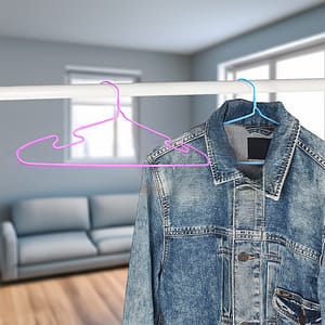 PERCHAS PARA ROPA 10PZ METALICA LH-3939