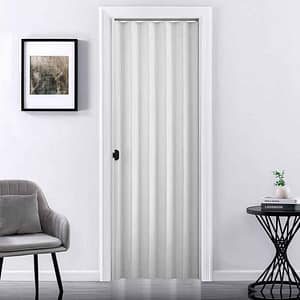 PUERTA PLEGABLE PVC 90X210CM COLOR BLANCO 90B