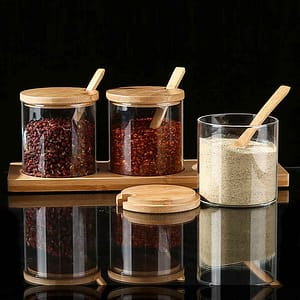 JUEGO DE ESPECIEROS 3 PZ CON CUCHARA LH-3102