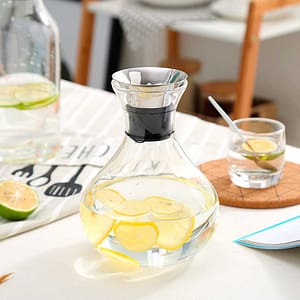 JARRA DE VIDRIO 1500ML TAPA METALICA LH-3086