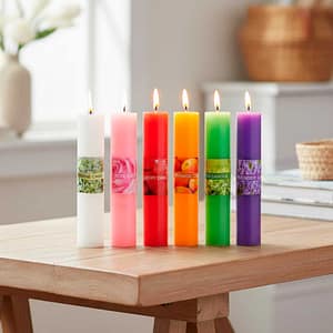 VELA 3X14.5CM COLORES SURTIDOS UNIDAD YZ018