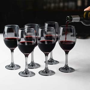 SET COPA 6PZ DE VINO ACERO 430ML JX-G3011YH