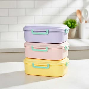 LONCHERA+CUBIERTO 1200ML C/VARIOS JL-6709