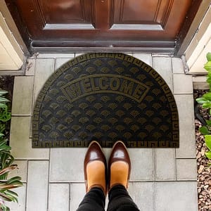 ALFOMBRA WELCOME SEMICIRCULO 40X60 LH-3548