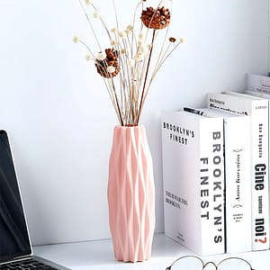 FLORERO 22CM PLASTICO COLORES SURTIDOS GM-E036