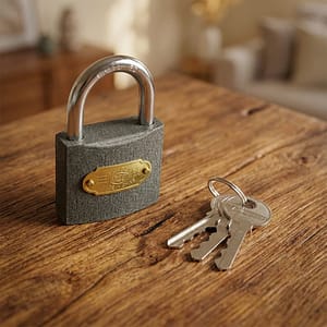 CANDADO DE HIERRO GRIS 50MM TRI-ROOM LH-1272