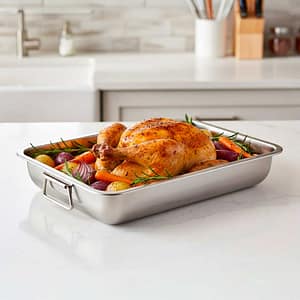 ASADERA METALICA 40X30X7CM GM-3084