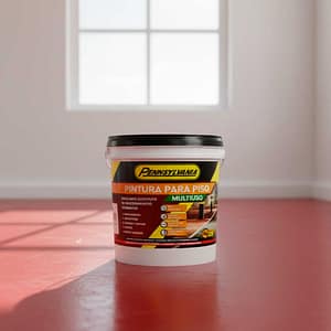 PINTURA PARA PISOS ROJO VIAL 4 KILOS PENNSYLVA