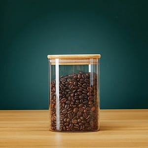 FRASCO 950ML DE VIDRIO CUADRADO ALTURA 16CM LH3130