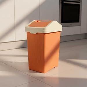 PAPELERA PLASTICA C/TAPA C/VARIO BSJ-2399 GM-E8322