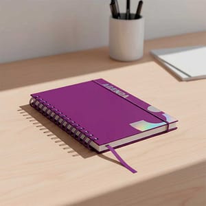 AGENDA CON ESPIRAL COLORES VARIOS 14X21CM VS-300B