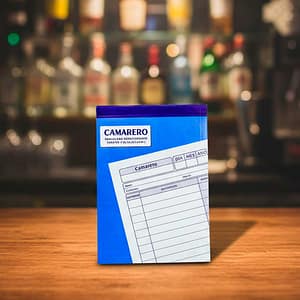 LIBRETA AUTOCOPIANTE TIPO CAMARERO 03-147105