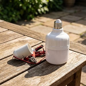 LAMPARA LED 12W 12V CON PINZAS P/BATERIA LH-3398