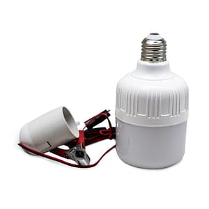 LAMPARA LED 18W 12V CON PINZAS P/BATERIA LH-3399