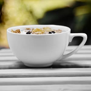 TAZA 260ML CERAMICA BLANCA LH-3823