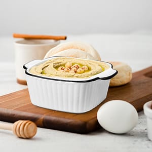 RECIPIENTE 12CM CERAMICO CUADRADO LH-3820