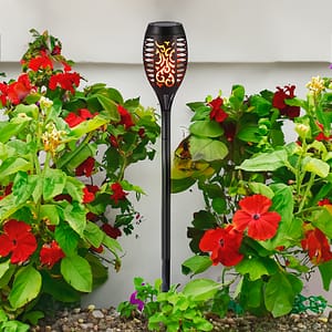 FAROL ANTORCHA SOLAR LED PARA JARDIN 46CM LH-3239