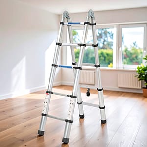 ESCALERA 10 ESCALONES DOBLE TELESCOPICA LH-3462