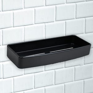 REPISA PARA DUCHA ALUMINIO NEGRO 32X13CM H-3279