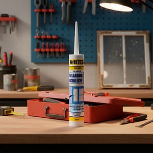 SILICONA ACRILICA BLANCA 300ML WALTEK WKS300B