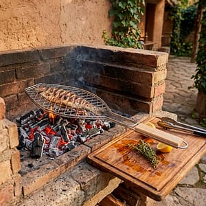 GRILL PARRILLERO PARA PESCADO BBQ GRILL LH-3707