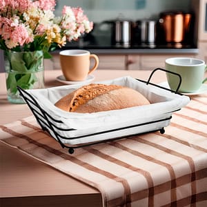 PANERA RECTANGULAR 26X19CM X7CM METALICA LH-3673