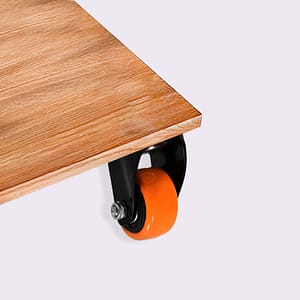 RUEDA 1.5 BASE METAL GIRAT NARANJA NEGRA LH-3451