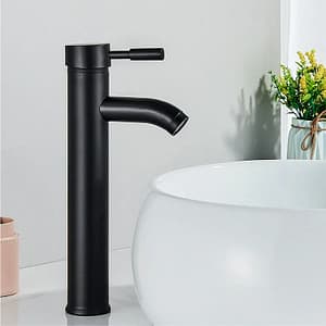 CANILLA NEGRA MONOCOMANDO 29CM ITALOMIX LH-3256