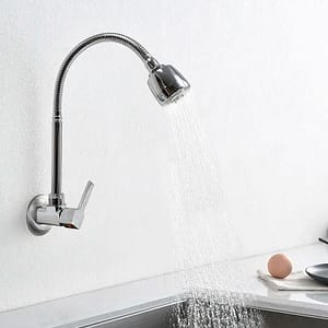 GRIFO FLEXIBLE CROMADO DE  PARED ITALOMIX LH-3309