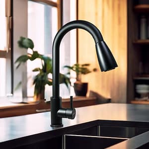 GRIFO NEGRO ALTO CON EXTENSION ITALOMIX LH-3313