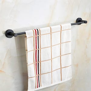 TOALLERO SIMPLE NEGRO 57CM PARA BANO LH-3284