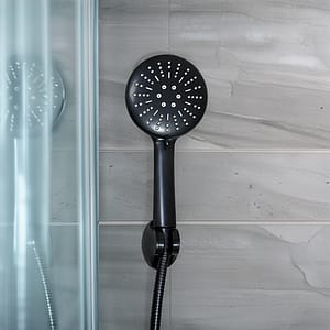 DUCHA DE BANO NEGRA C/PUNTO BLANCO BLISTERS LH3277