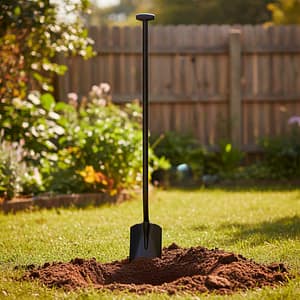 PALA METALICA DE HACER POZO ANCHO 12CM URUGUAY