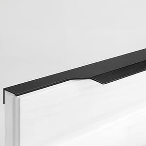 TIRADOR OCULTO 20CM NEGRO MATE P/MUEBLES LH-3880