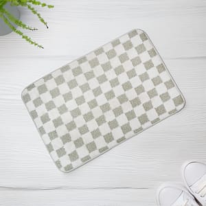 ALFOMBRA A CUADROS COLOR SURTIDO 40X60CM LH-3542