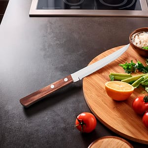 CUCHILO 6PZ DE MESA MANGO MADERA LH-3735