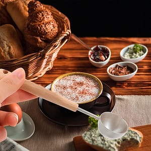 CUCHARA MEDIDORA 4ML MANGO MADERA LH-3757