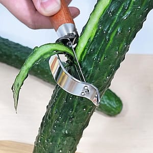 PELADOR VEGETALES TIPO CUCHILLO M/MADERA LH-3774