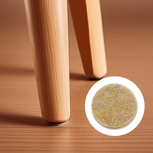 PROTECTOR ADHESIVO REDONDO BEIGE 18PZ 25MM LH-3573