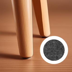 PROTECTOR ADHESIVO REDONDO GRIS 8PZ 40MM LH-3568