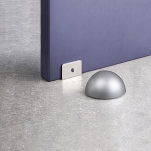 TOPE PARA PUERTA TIPO SEMICIRCULO GRIS LH-3559