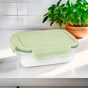 TUPPER DE VIDRIO 800ML TAPA PLASTICA LH-5047