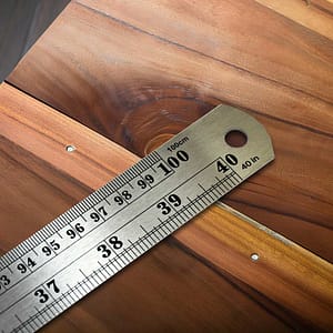 REGLA METALICA 100CM CON TABLA DE CONVERCION LH980