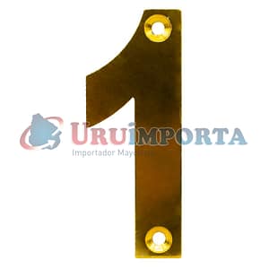 NUMERO 1 METALICO EN BLISTERS LH-1345