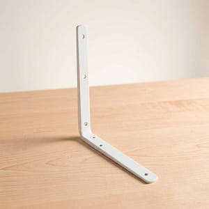 MENSULA REFORZADA 30CM X 25CM COLOR BLANCO LH-1638