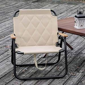 SILLA PLEGABLE CON APOYA BRAZO MADERA LH-3992