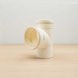 TE 100MM BLANCA DE PVC KRONA K-661