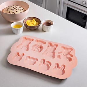 MOLDE DE SILICONA PARA 8 GALLETITAS LH-4118