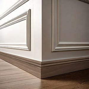 ZOCALO NATURAL DE PVC ANCHO 9CM LARGO 3M LH-4333