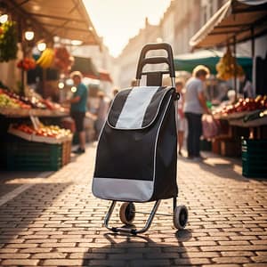 CARRITO DE ALUMINIO Y LONA PARA MANDADOS LH-5053